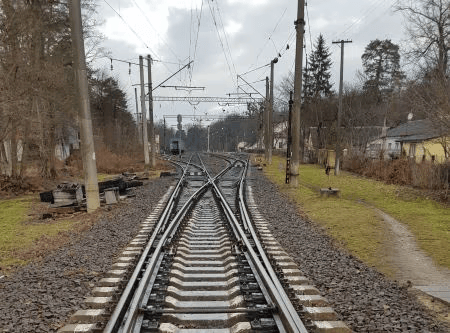 railway line near lviv that was used for deportations to bełżec during the holocaust - lviv holocaust tour and research